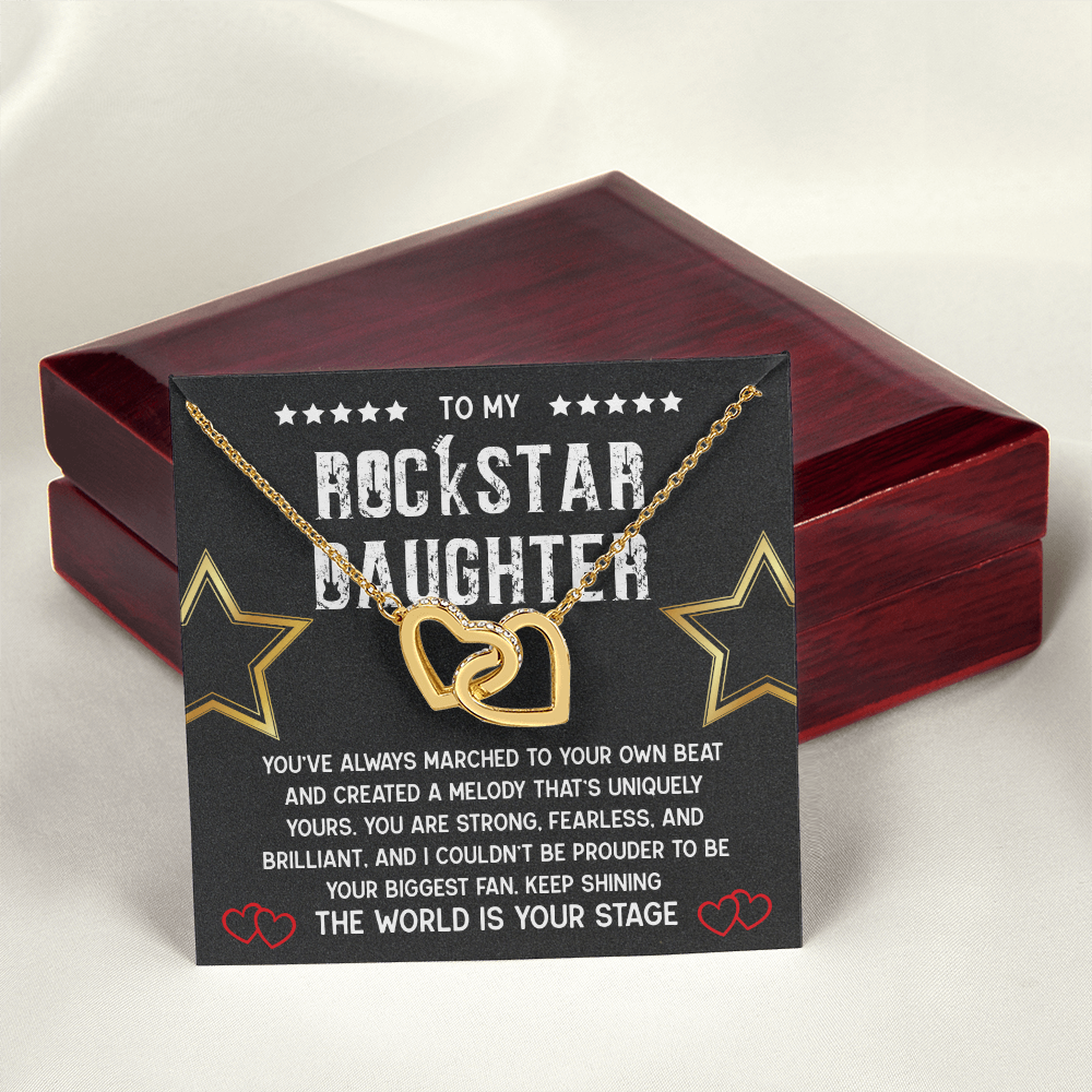 To My Rockstar Daughter Necklace 🎸