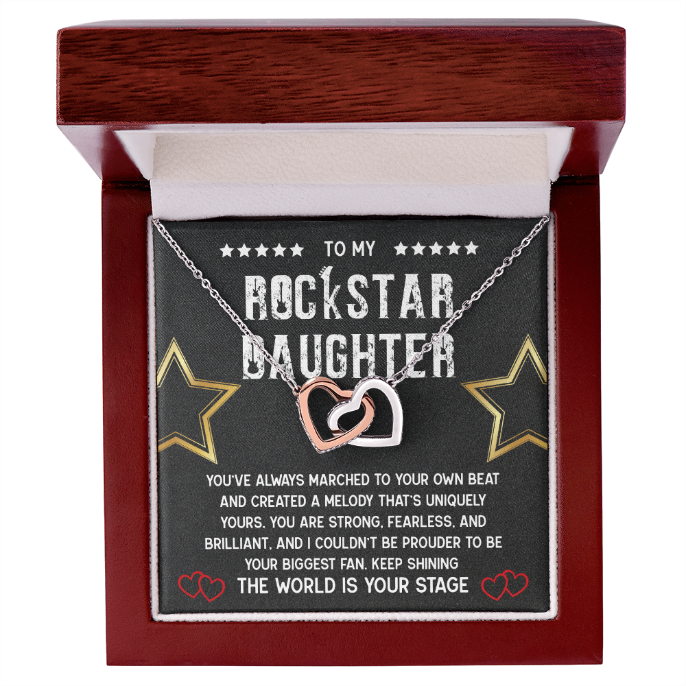 To My Rockstar Daughter Necklace 🎸
