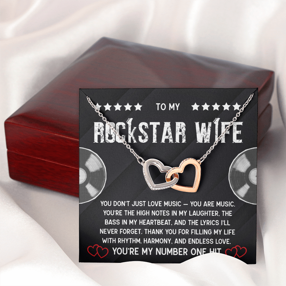 To My Rockstar Wife - Gift For The One Who Puts The Bass In Your Heartbeat!