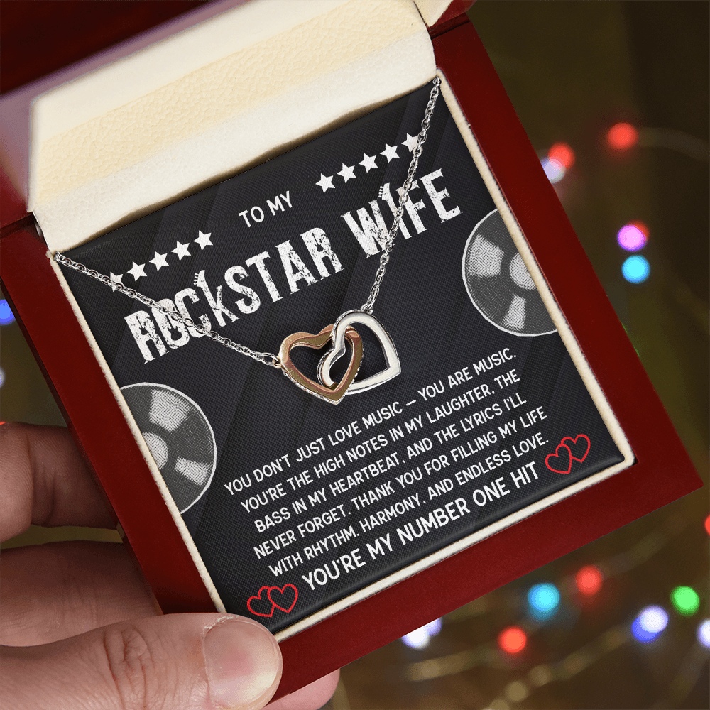 To My Rockstar Wife - Gift For The One Who Puts The Bass In Your Heartbeat!