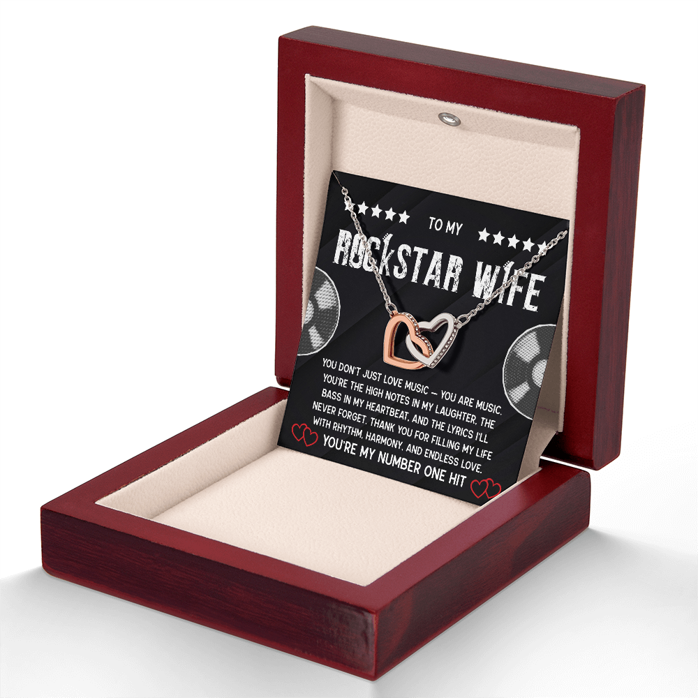 To My Rockstar Wife - Gift For The One Who Puts The Bass In Your Heartbeat!