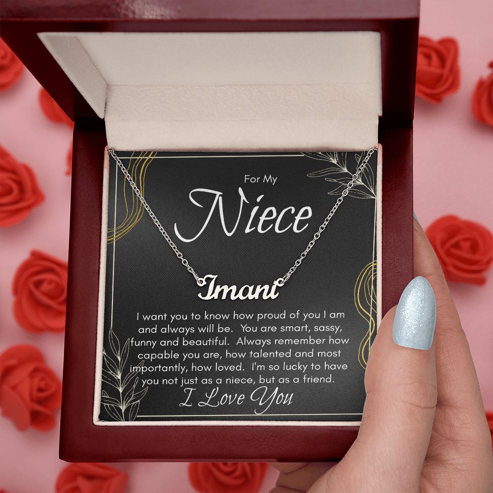 Personalized Name Necklace For Niece
