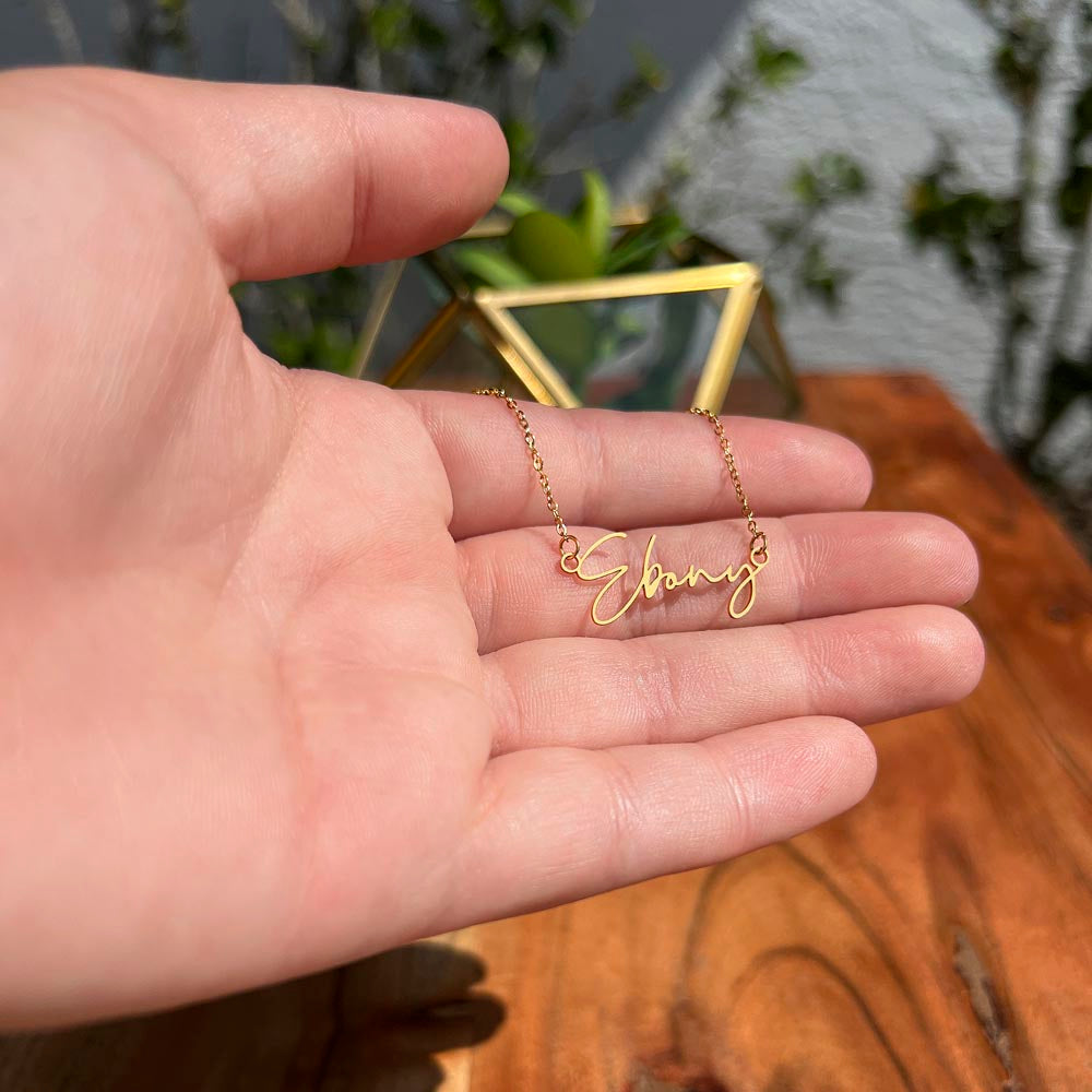 Personalized Name Necklace For A Girls 15th Birthday
