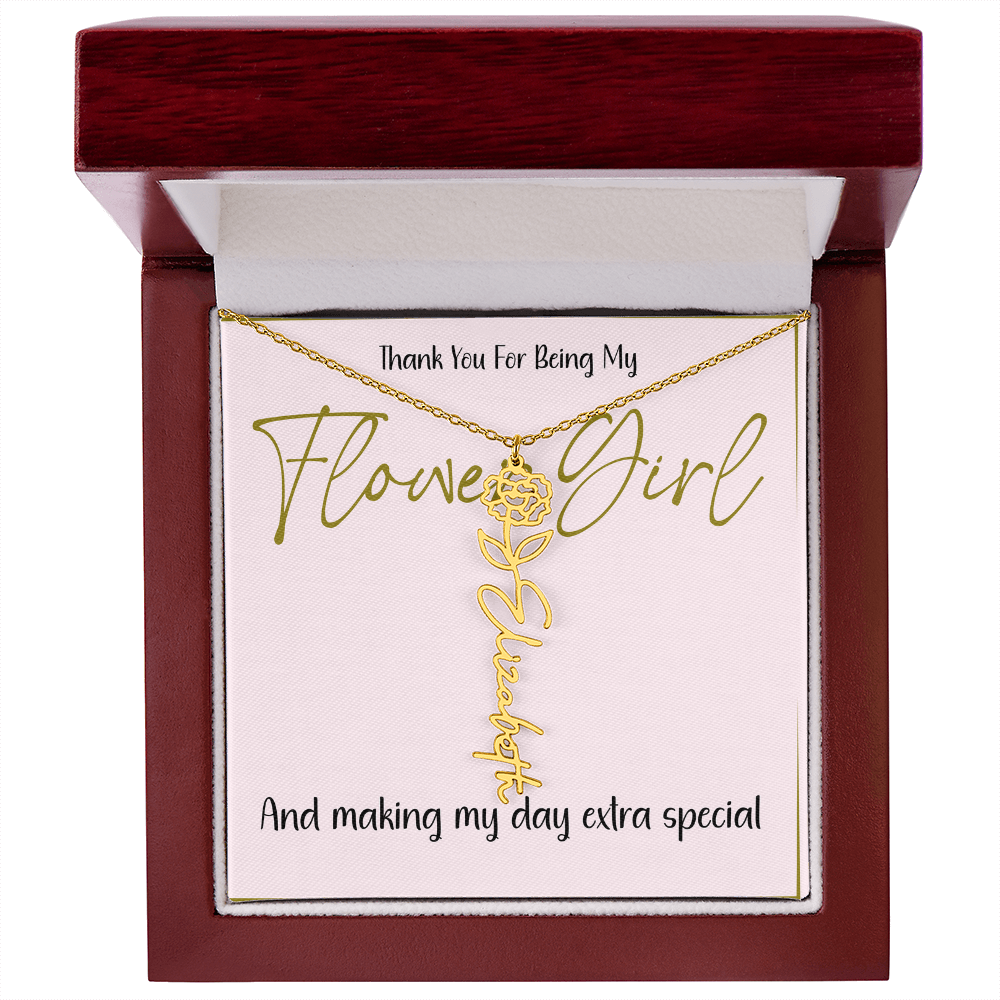 Cute Flower Girl Thank You Gift