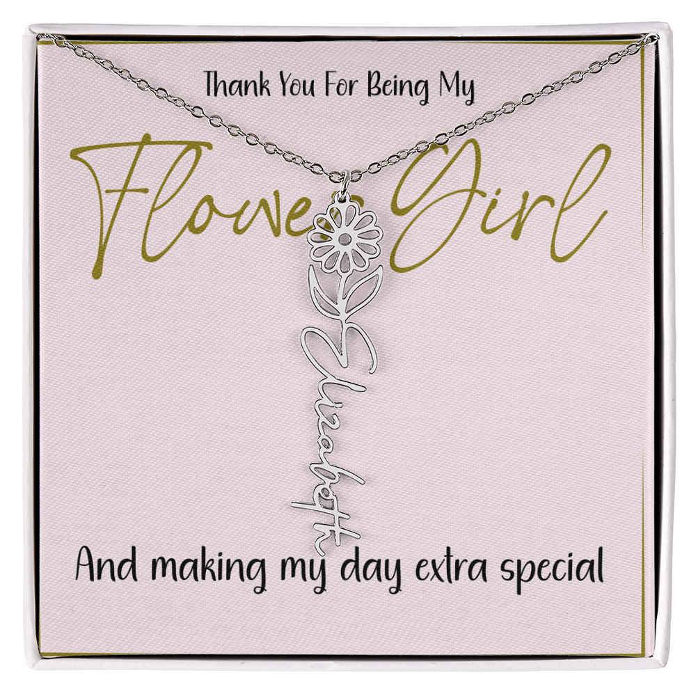 Cute Flower Girl Thank You Gift