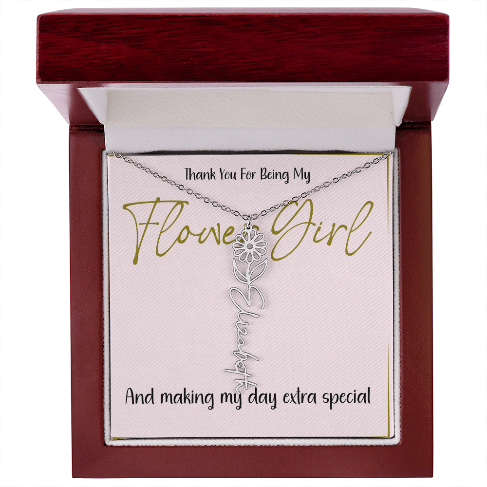 Cute Flower Girl Thank You Gift