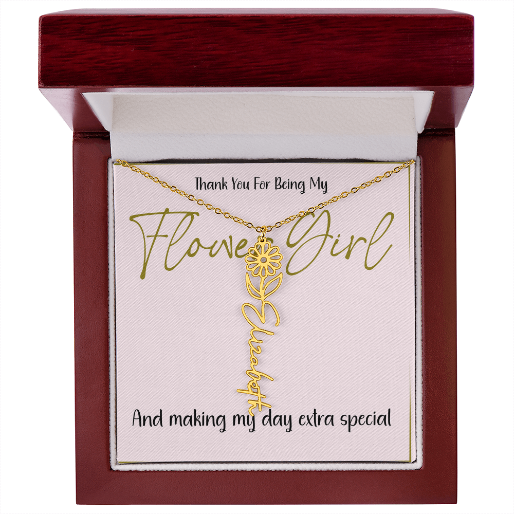 Cute Flower Girl Thank You Gift