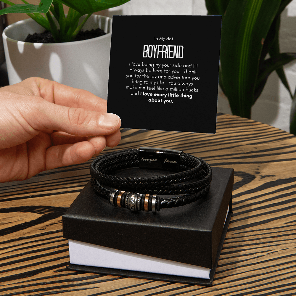 To My Hot Boyfriend Bracelet