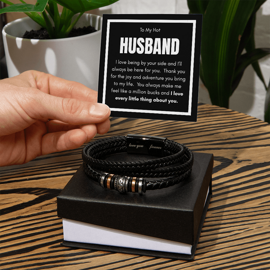 Love Everything About You, Bracelet For Husband