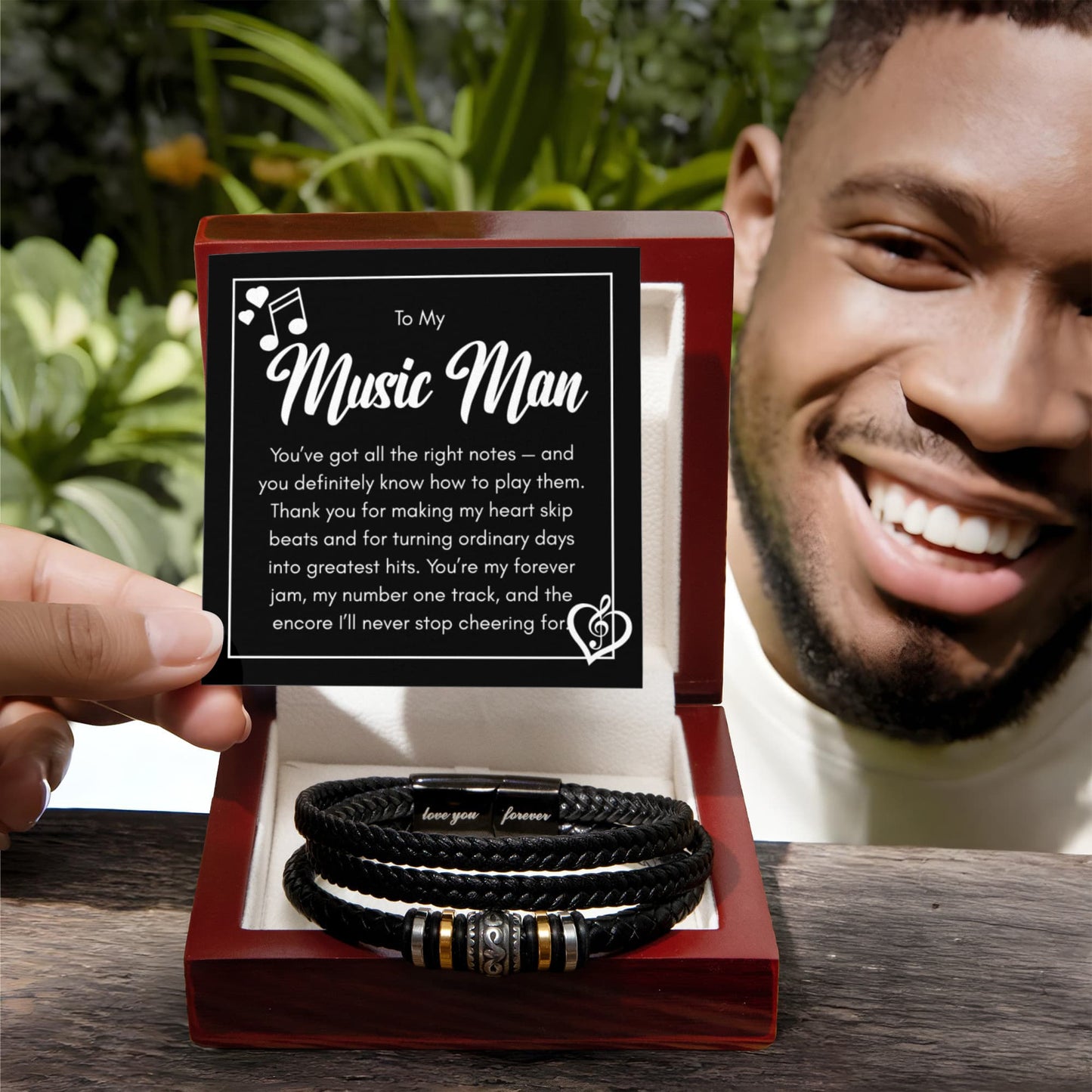 To My Music Man 🎵 Bracelet For Your Music Loving Man!
