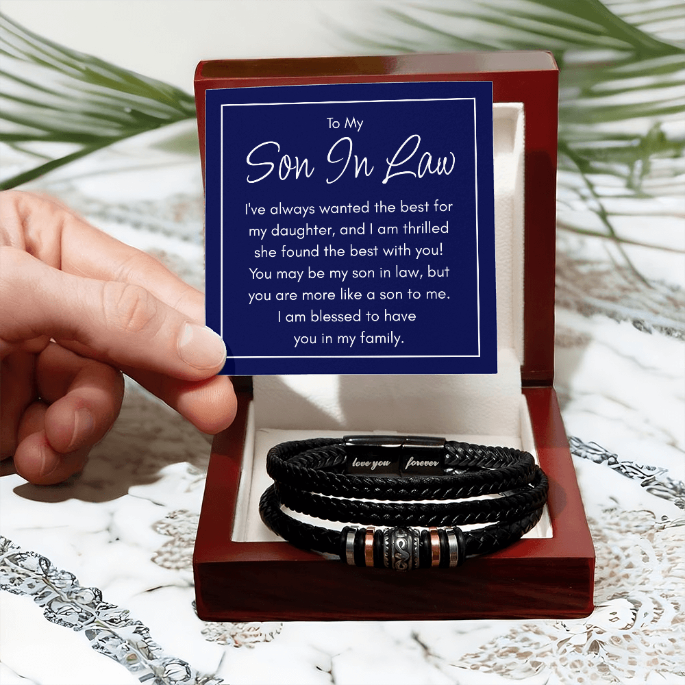 Gift Bracelet For A Wonderful Son In Law