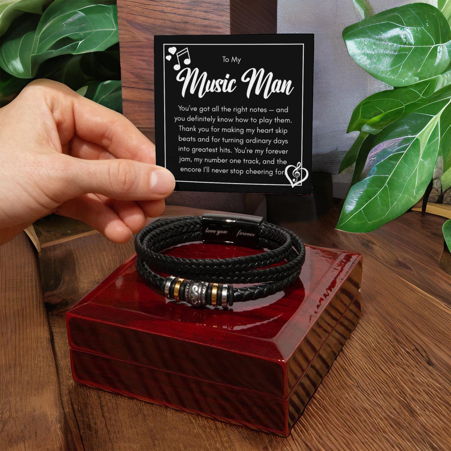 To My Music Man 🎵 Bracelet For Your Music Loving Man!