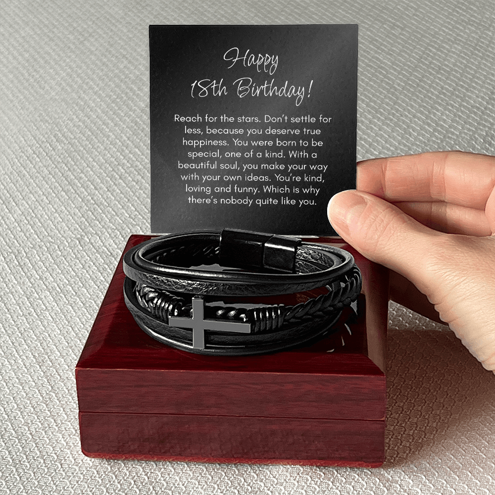 18th Birthday Gift - Gorgeous Bracelet For Him