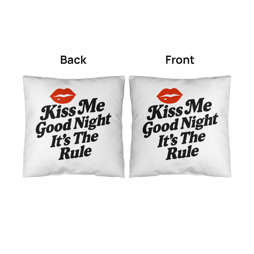 Kiss Me Goodnight Pillow