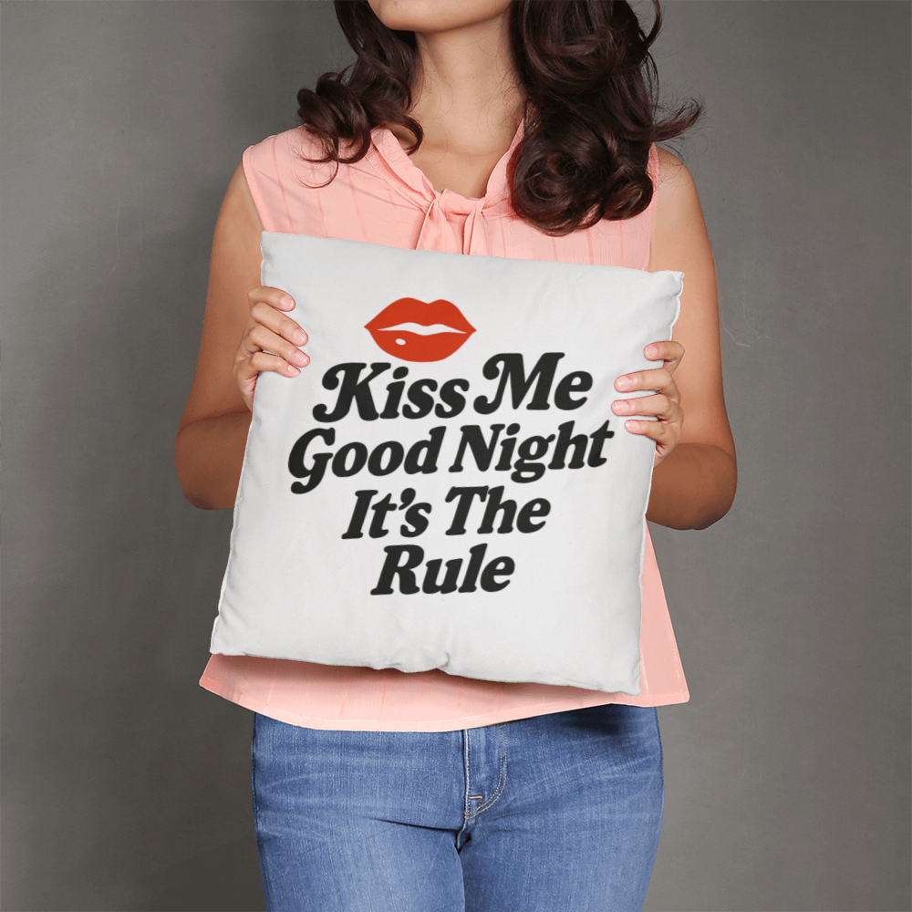 Kiss Me Goodnight Pillow