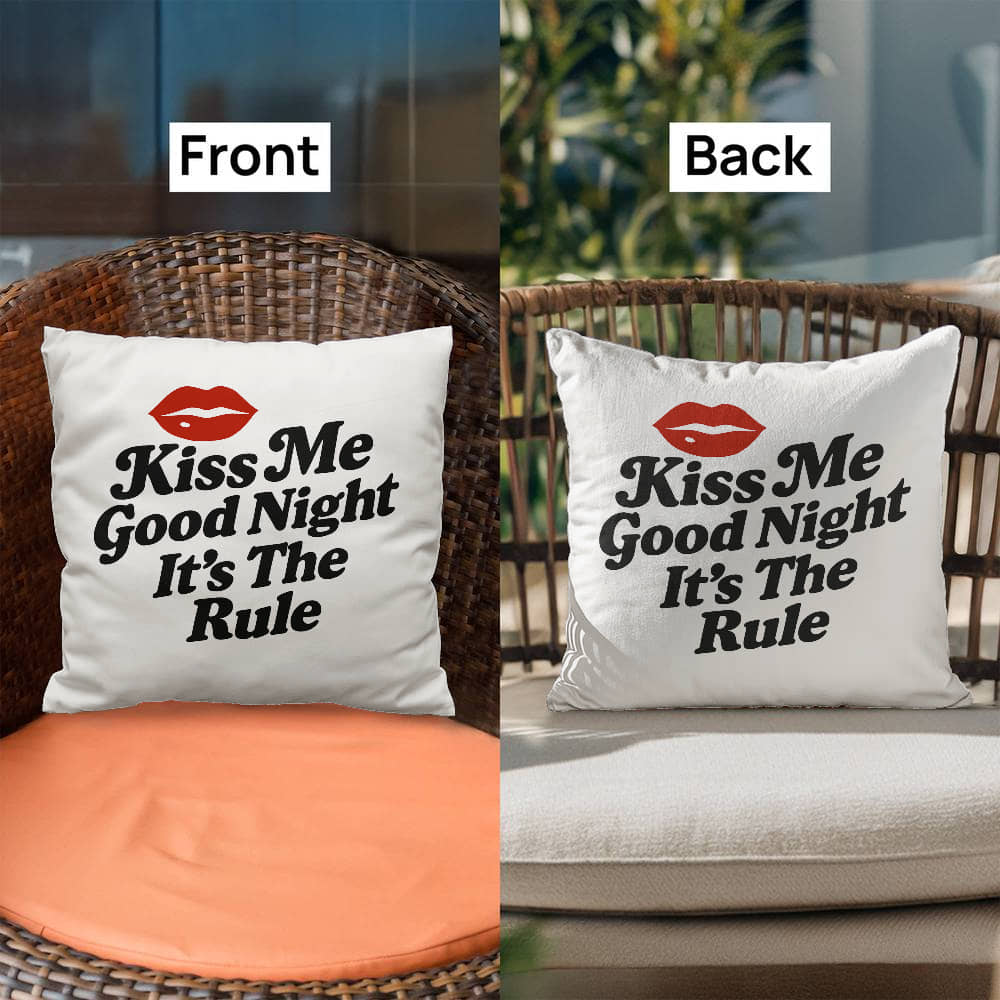 Kiss Me Goodnight Pillow