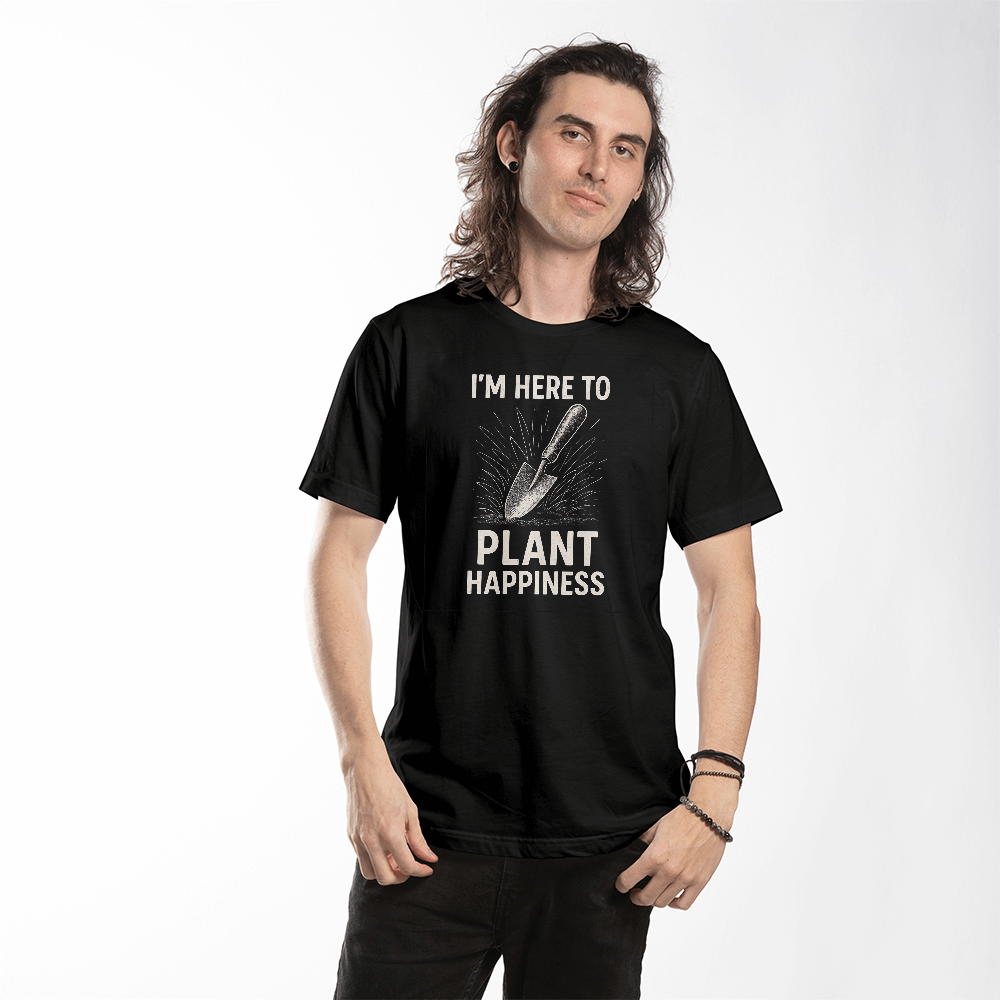 I'm Here to Plant Happiness T-Shirt π±β¨