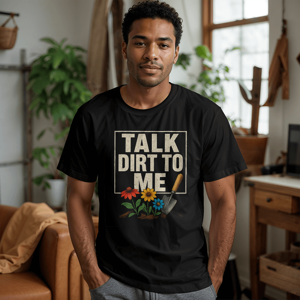 Talk Dirt To Me - Cheeky Gardeners T Shirt