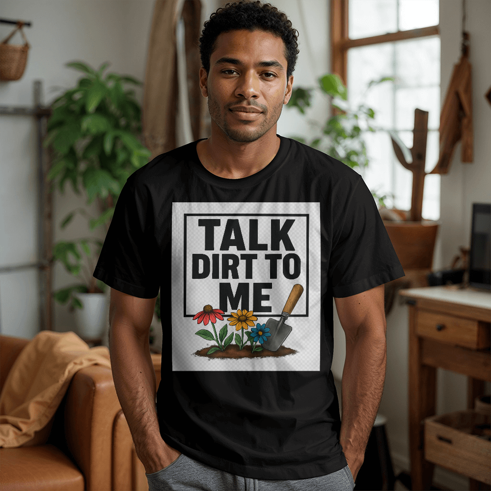 Talk Dirt To Me - Cheeky T-Shirt For Gardeners
