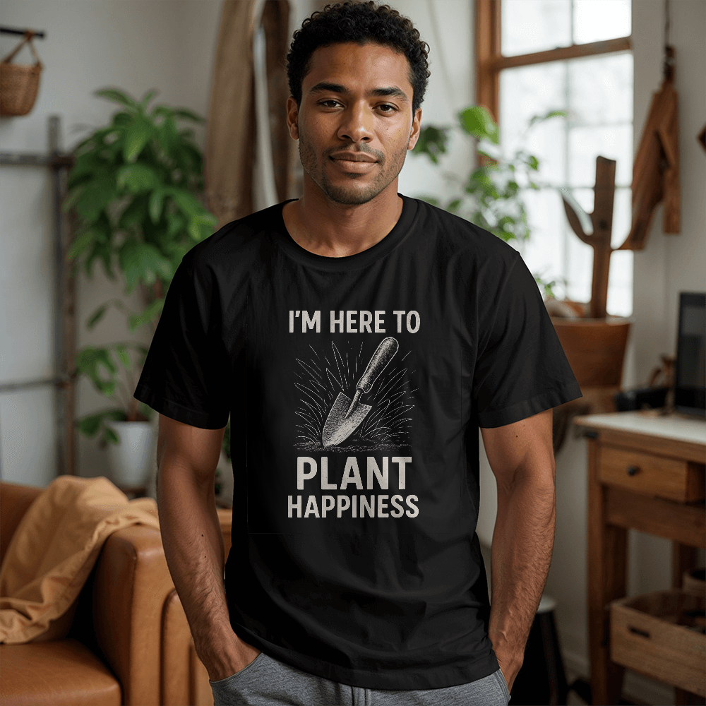 I'm Here to Plant Happiness T-Shirt π±β¨