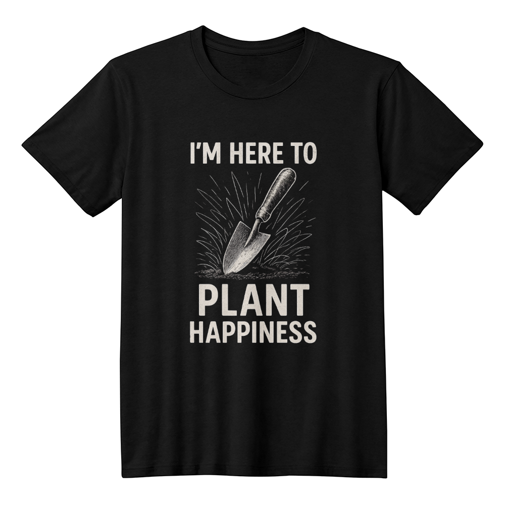 I'm Here to Plant Happiness T-Shirt π±β¨