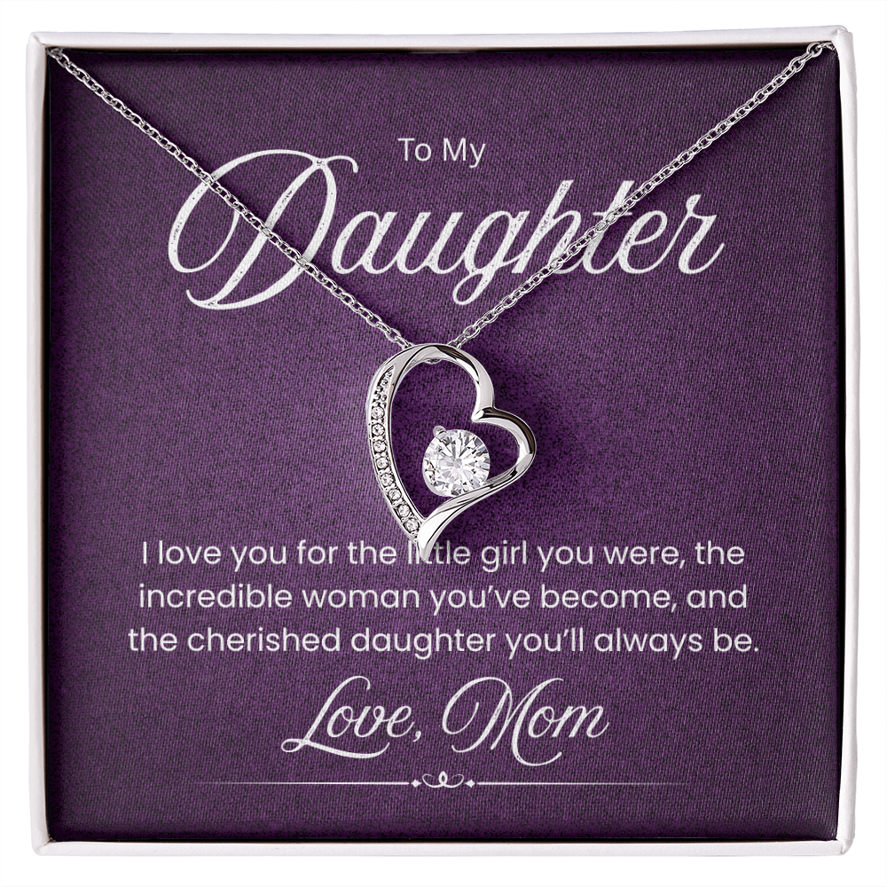 Necklace For A Wonderful Daughter, From Her Mom