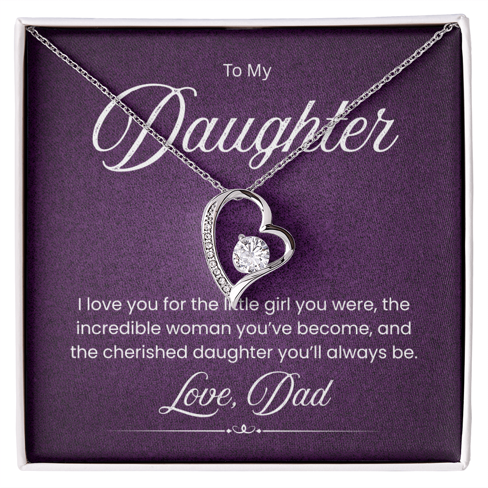 Necklace For A Wonderful Daughter, From Her Dad