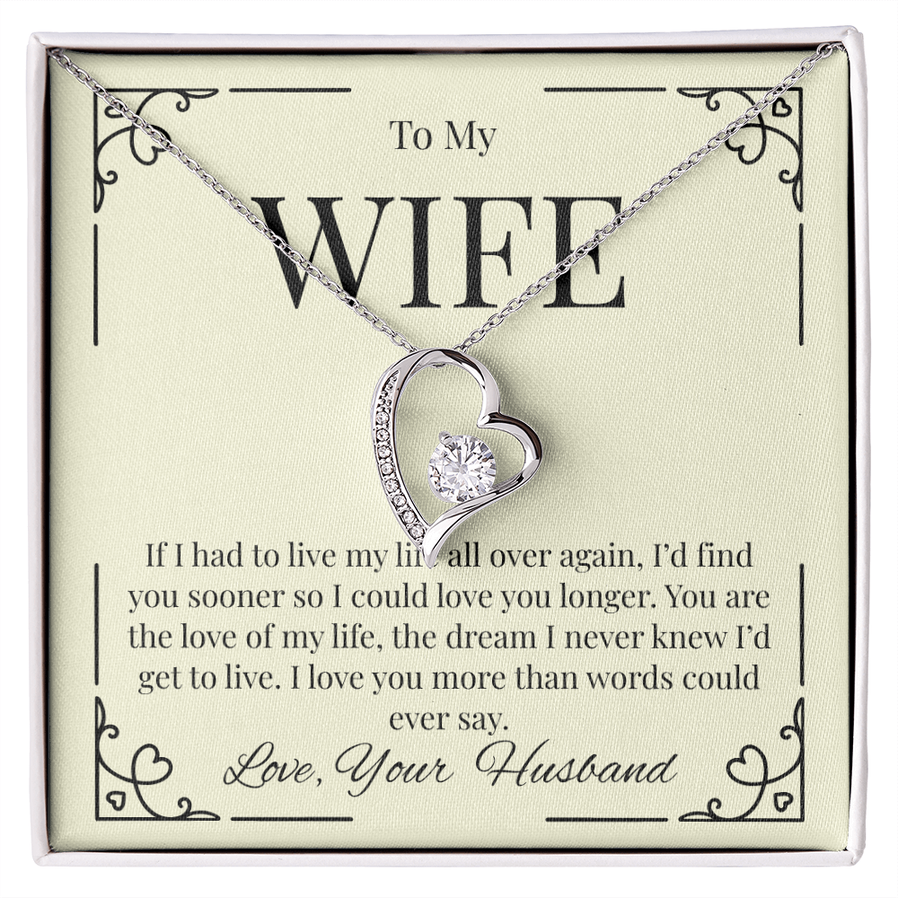 Necklace For A Wife, Say What Words Alone Cannot.
