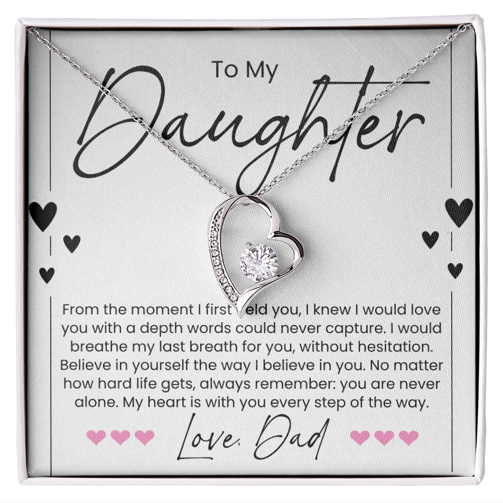 Necklace for A Cherished Daughter, From Dad