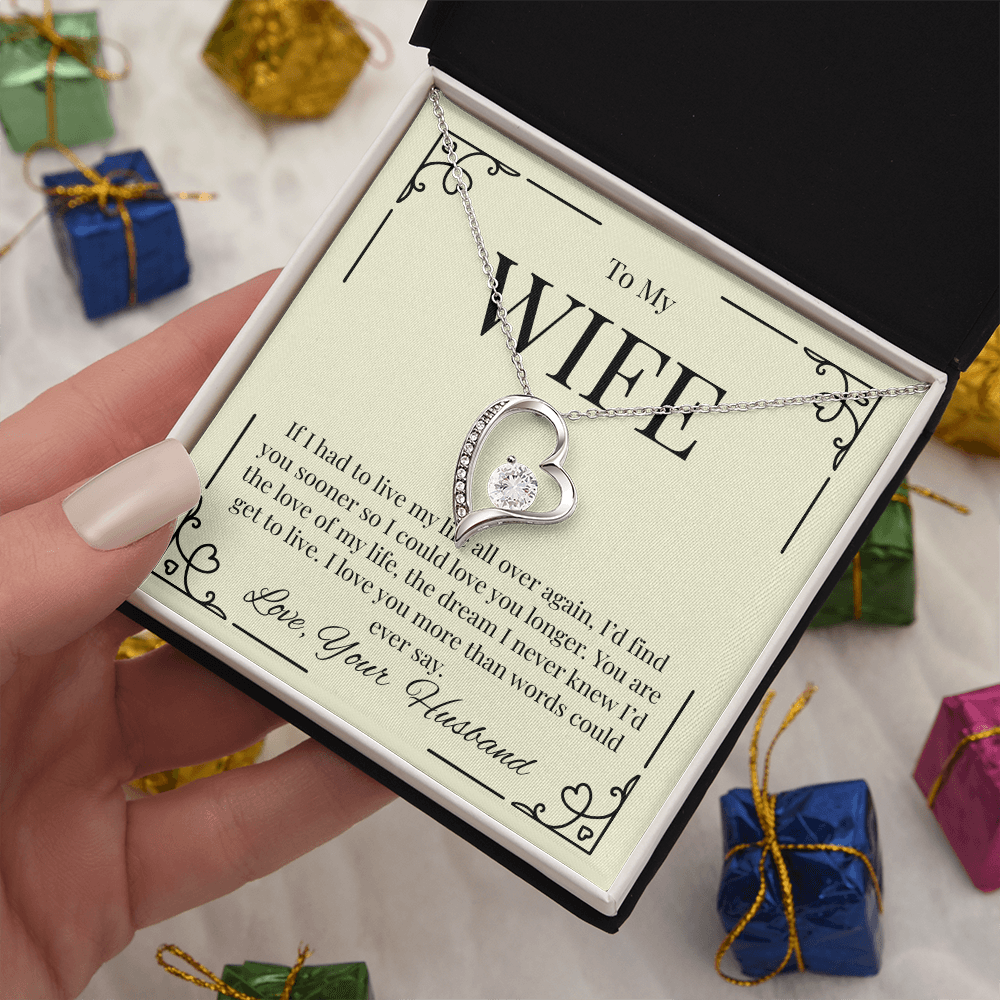 Necklace For A Wife, Say What Words Alone Cannot.