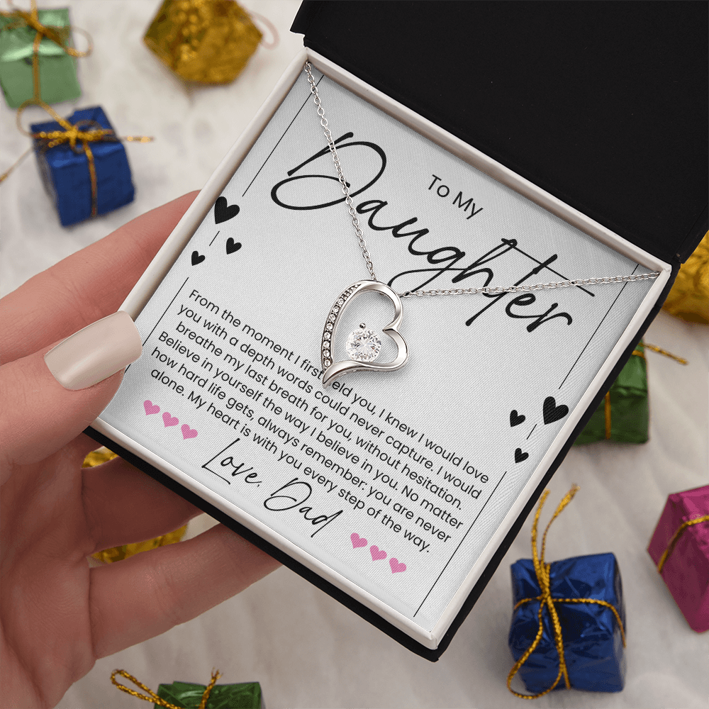 Necklace for A Cherished Daughter, From Dad