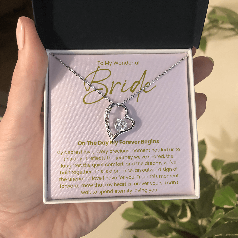 Necklace For A Wonderful Bride, From her Groom