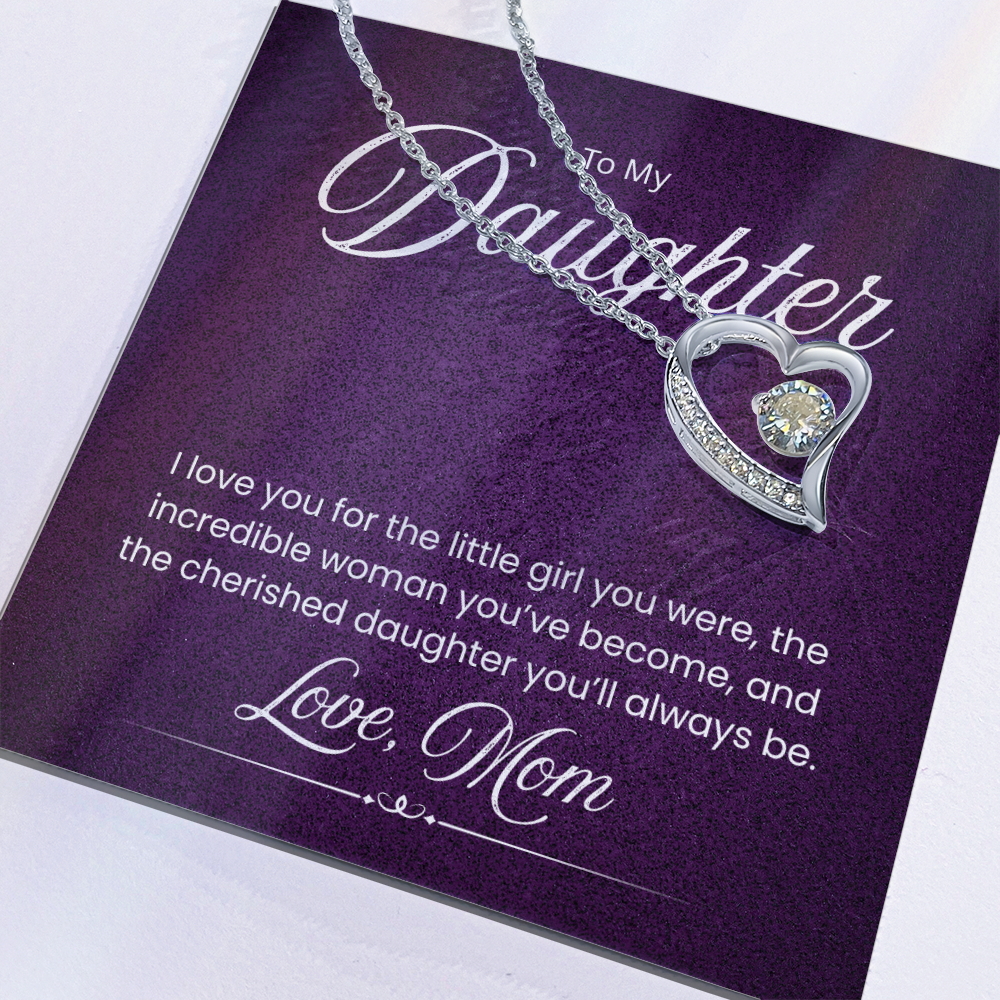 Necklace For A Wonderful Daughter, From Her Mom