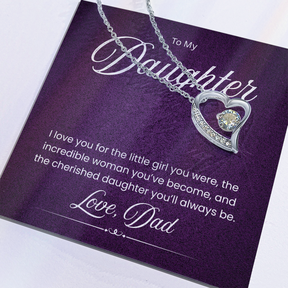 Necklace For A Wonderful Daughter, From Her Dad