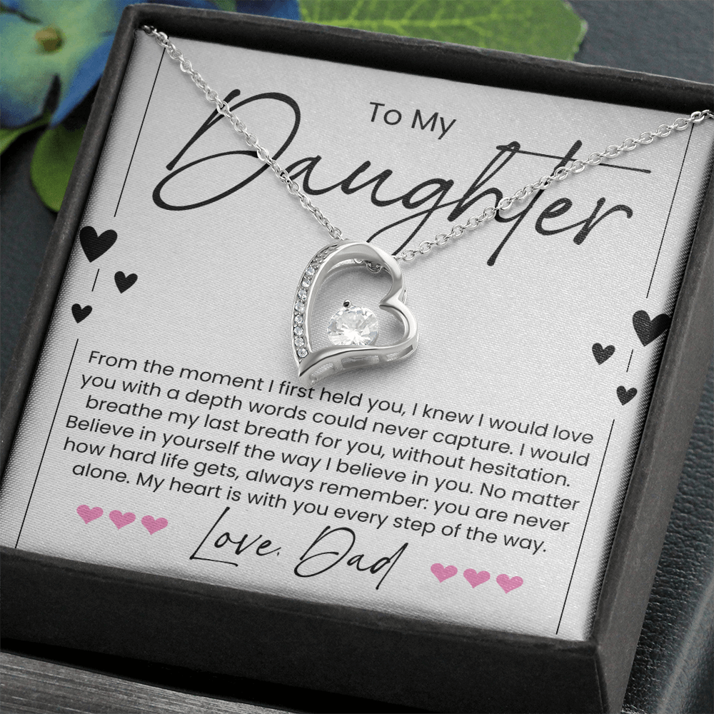 Necklace for A Cherished Daughter, From Dad
