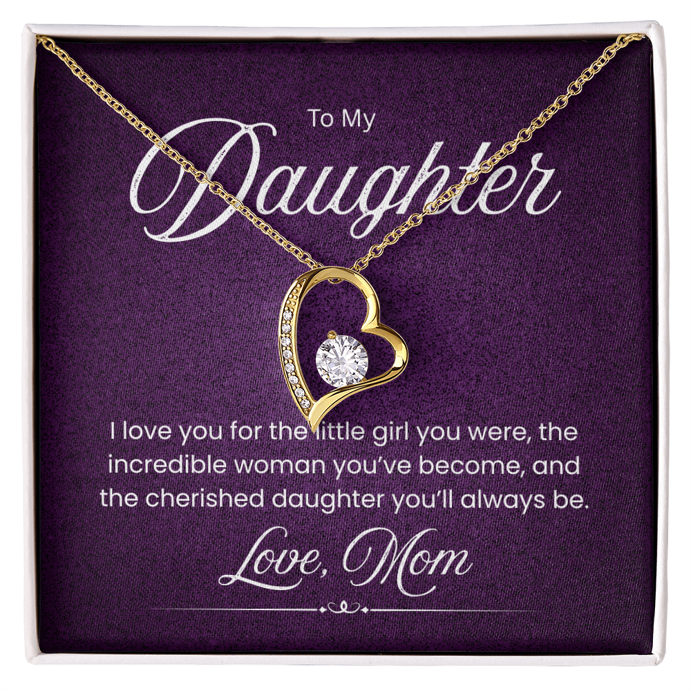 Necklace For A Wonderful Daughter, From Her Mom