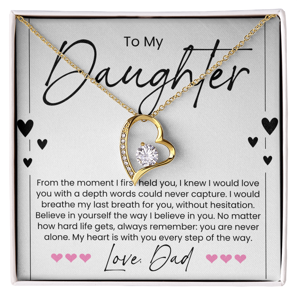 Necklace for A Cherished Daughter, From Dad
