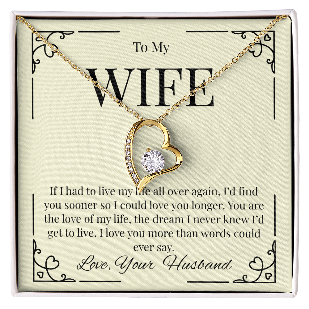 Necklace For A Wife, Say What Words Alone Cannot.