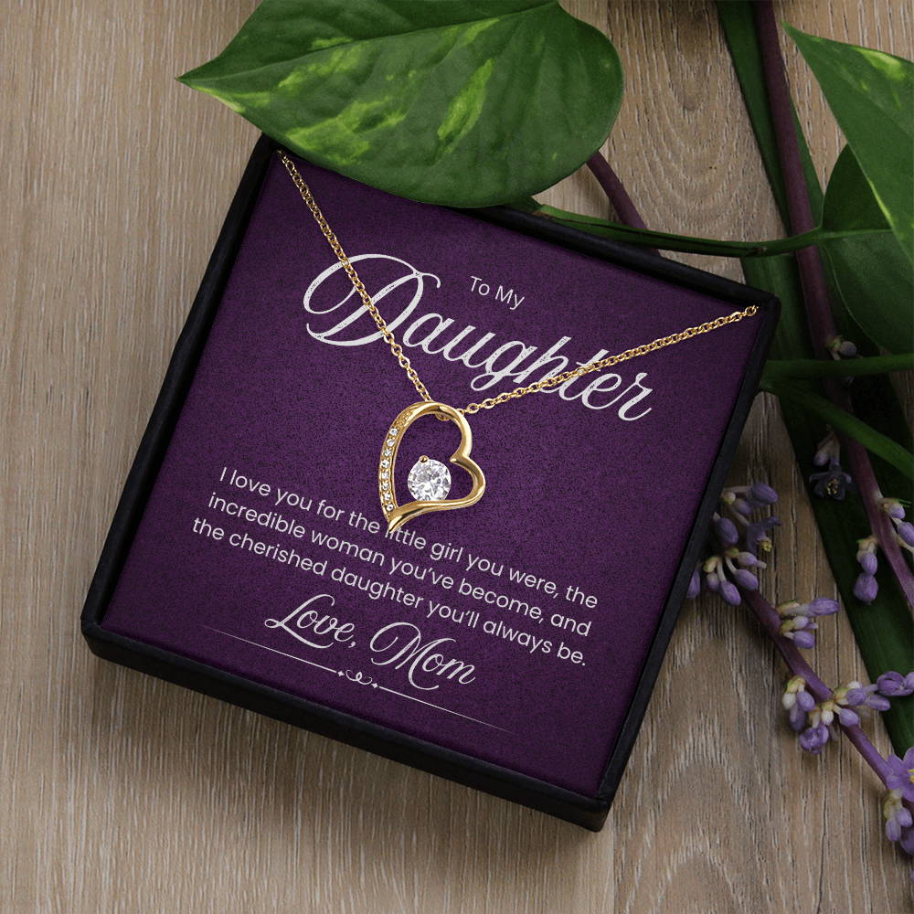 Necklace For A Wonderful Daughter, From Her Mom