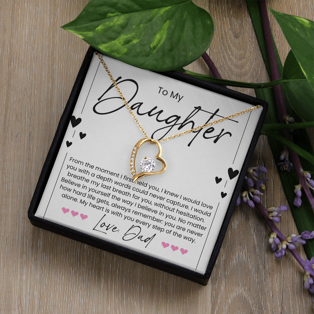 Necklace for A Cherished Daughter, From Dad