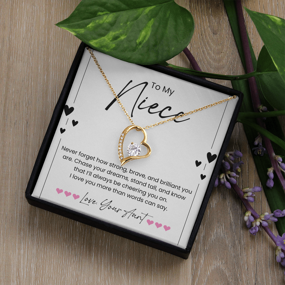 Necklace For A Brave And Brilliant Niece