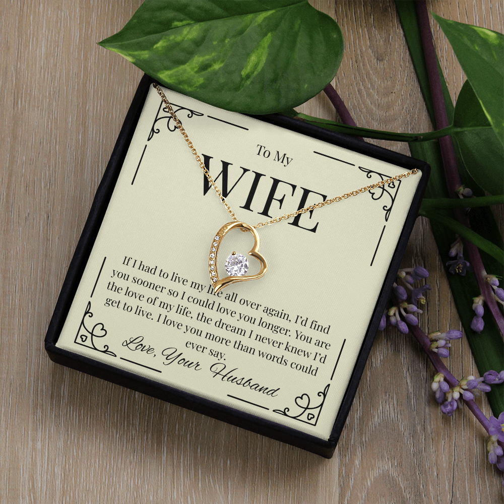 Necklace For A Wife, Say What Words Alone Cannot.
