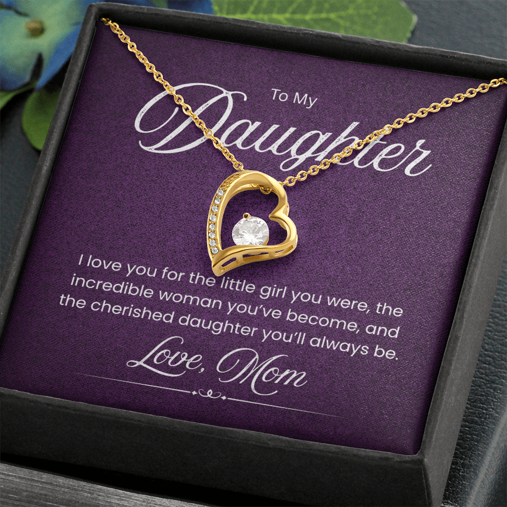 Necklace For A Wonderful Daughter, From Her Mom