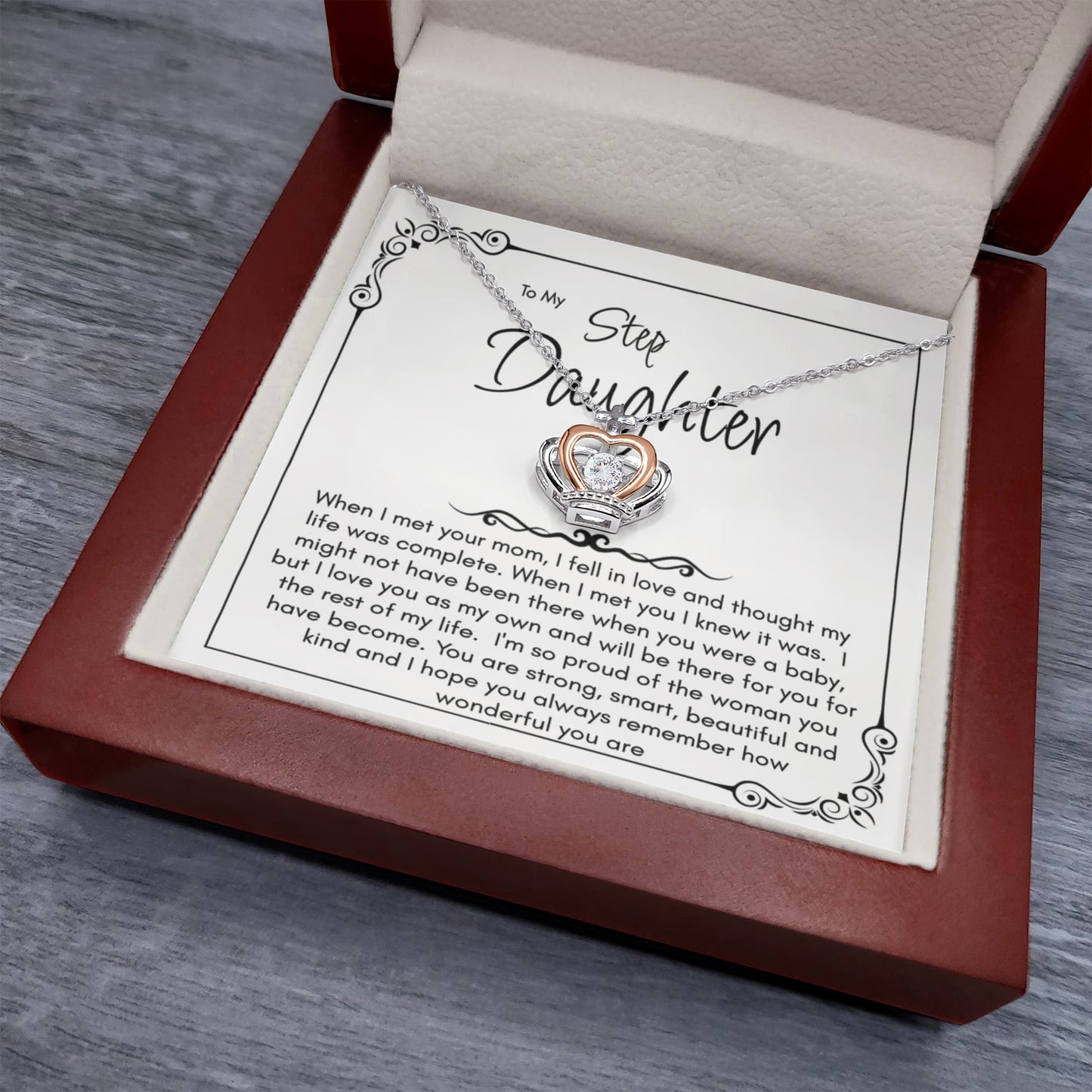 Gift for Step Daughter, From Step Dad