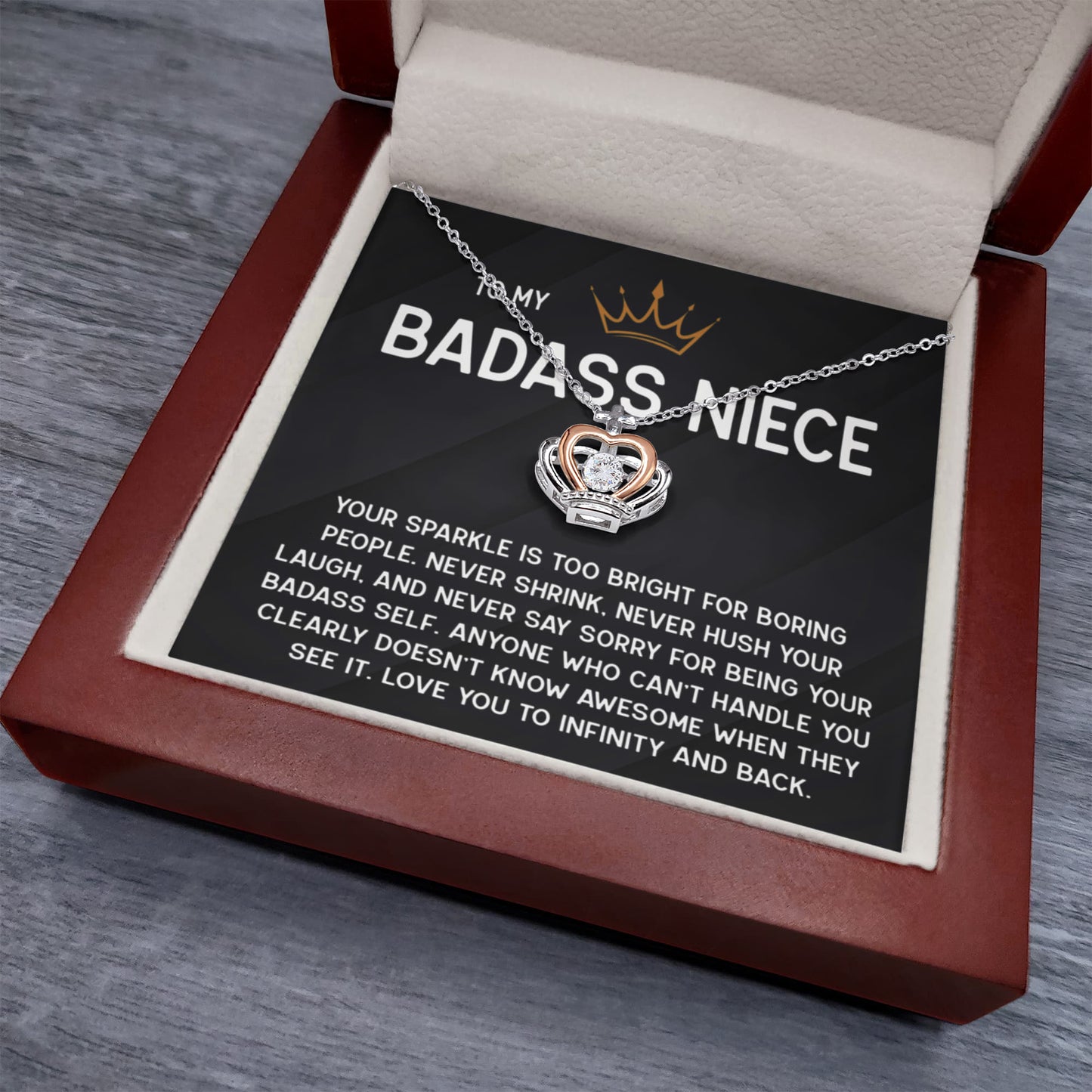 Necklace For A Badass Niece