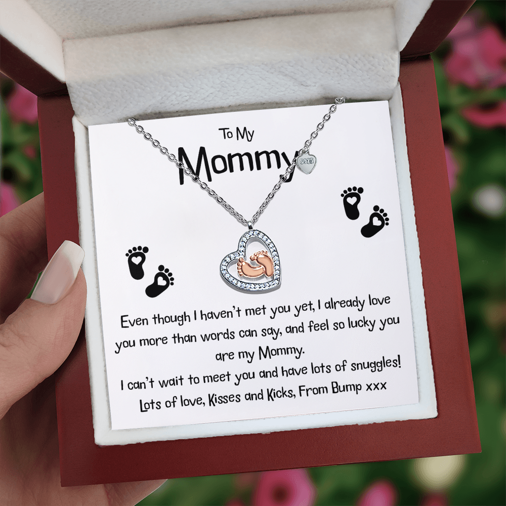 Gift Necklace For Mommy From Bump