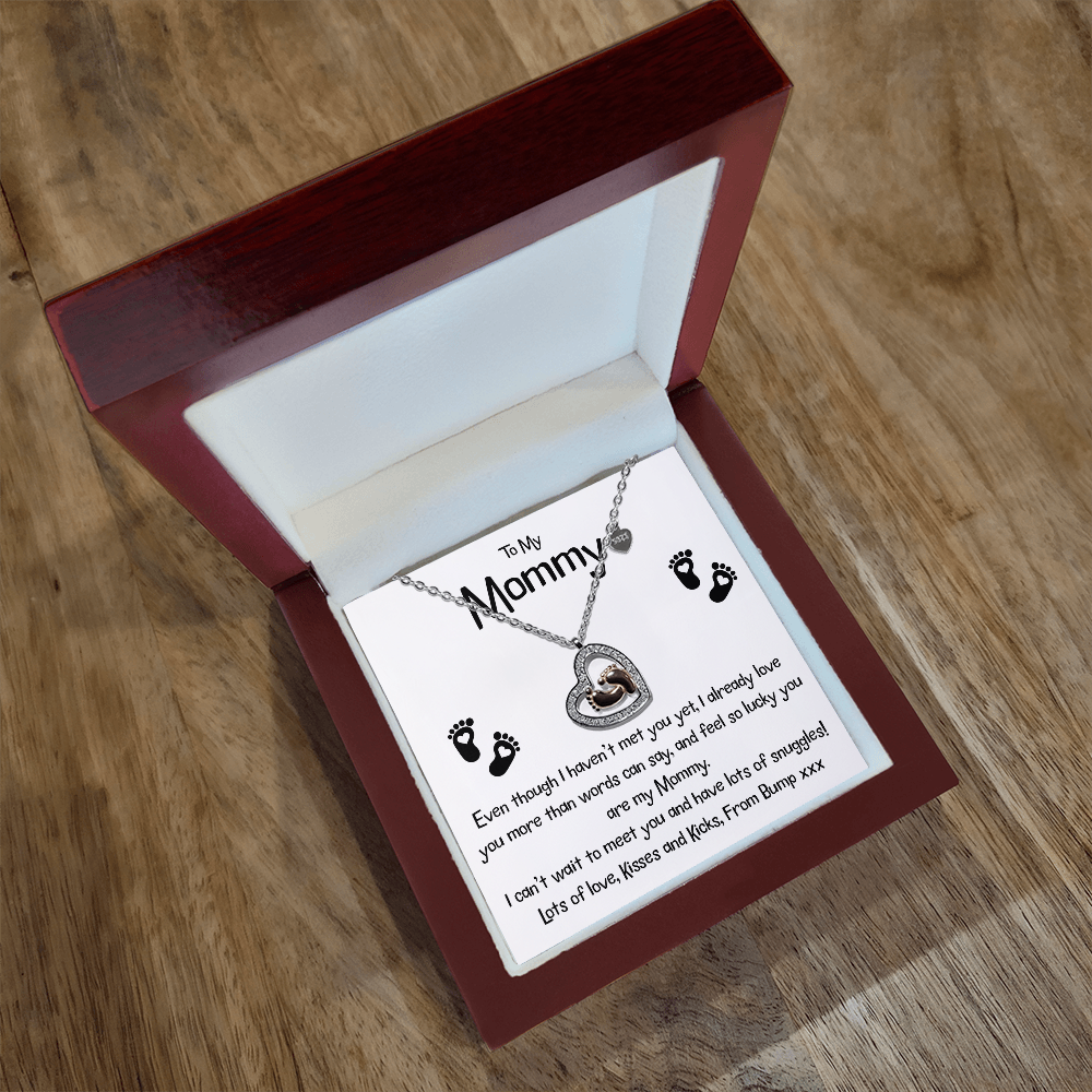Gift Necklace For Mommy From Bump