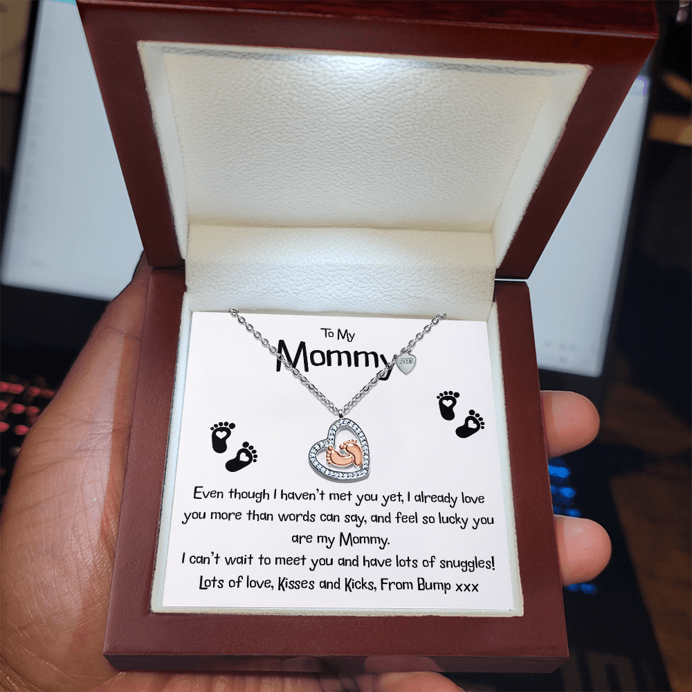 Gift Necklace For Mommy From Bump