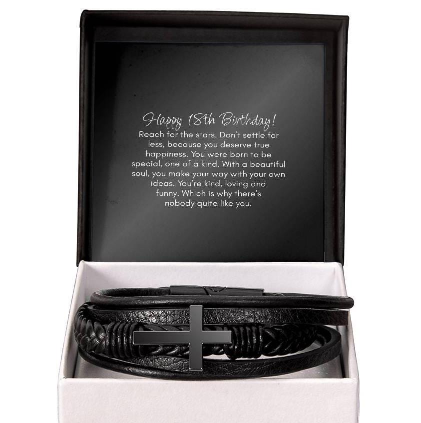 18th Birthday Gift Bracelet for Him