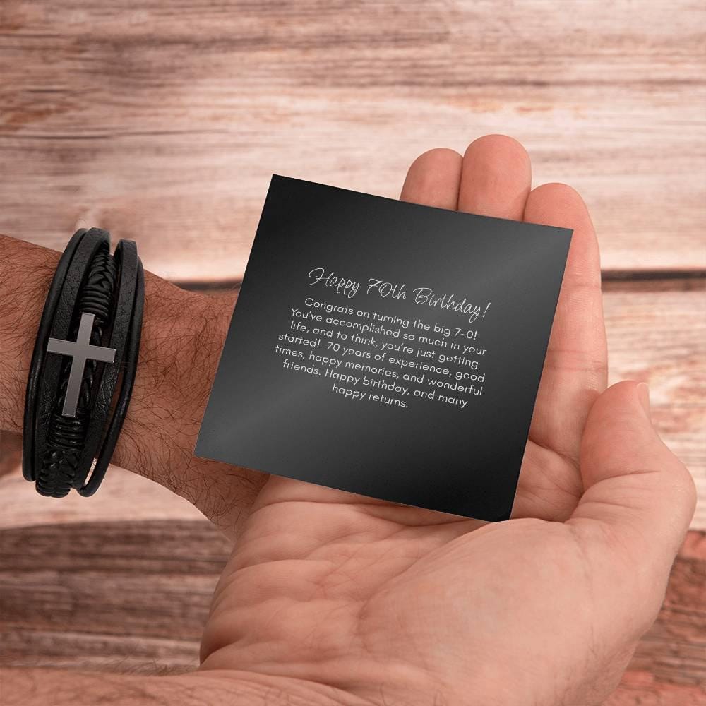 70th Birthday Gift for Men